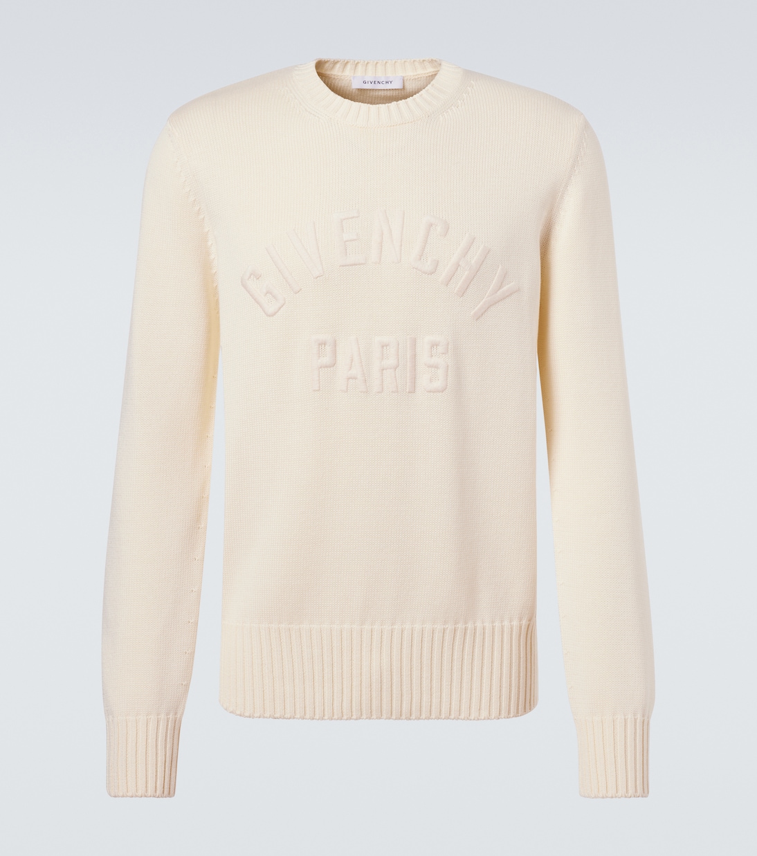 

Парижский хлопковый свитер Givenchy, экрю