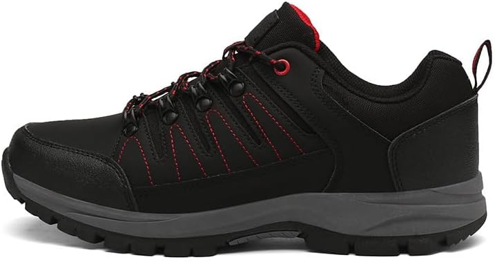 

Мужские походные кроссовки для улицы - легкие дышащие противоскользящие трекинговые ботинки для прогулок, походов, кемпинга и работы Qacksv, черный