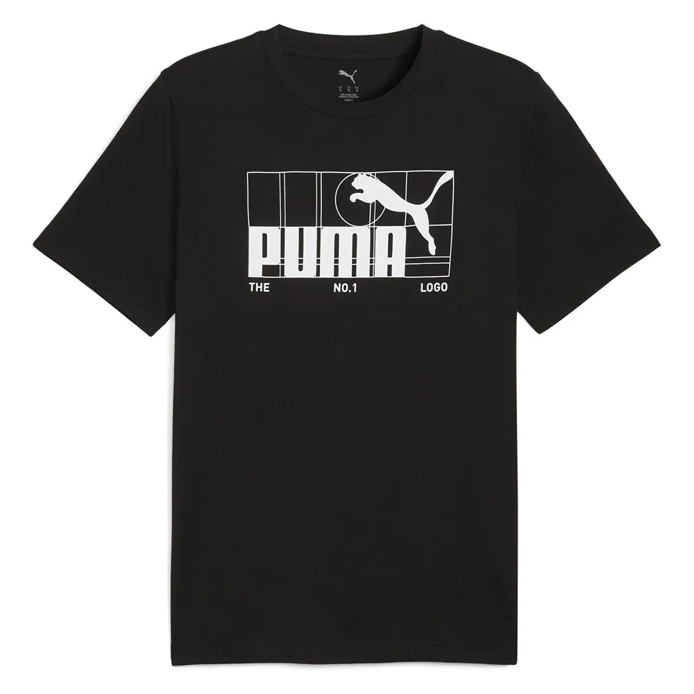 

Футболка с коротким рукавом Puma Graphic No 1 Logo, черный