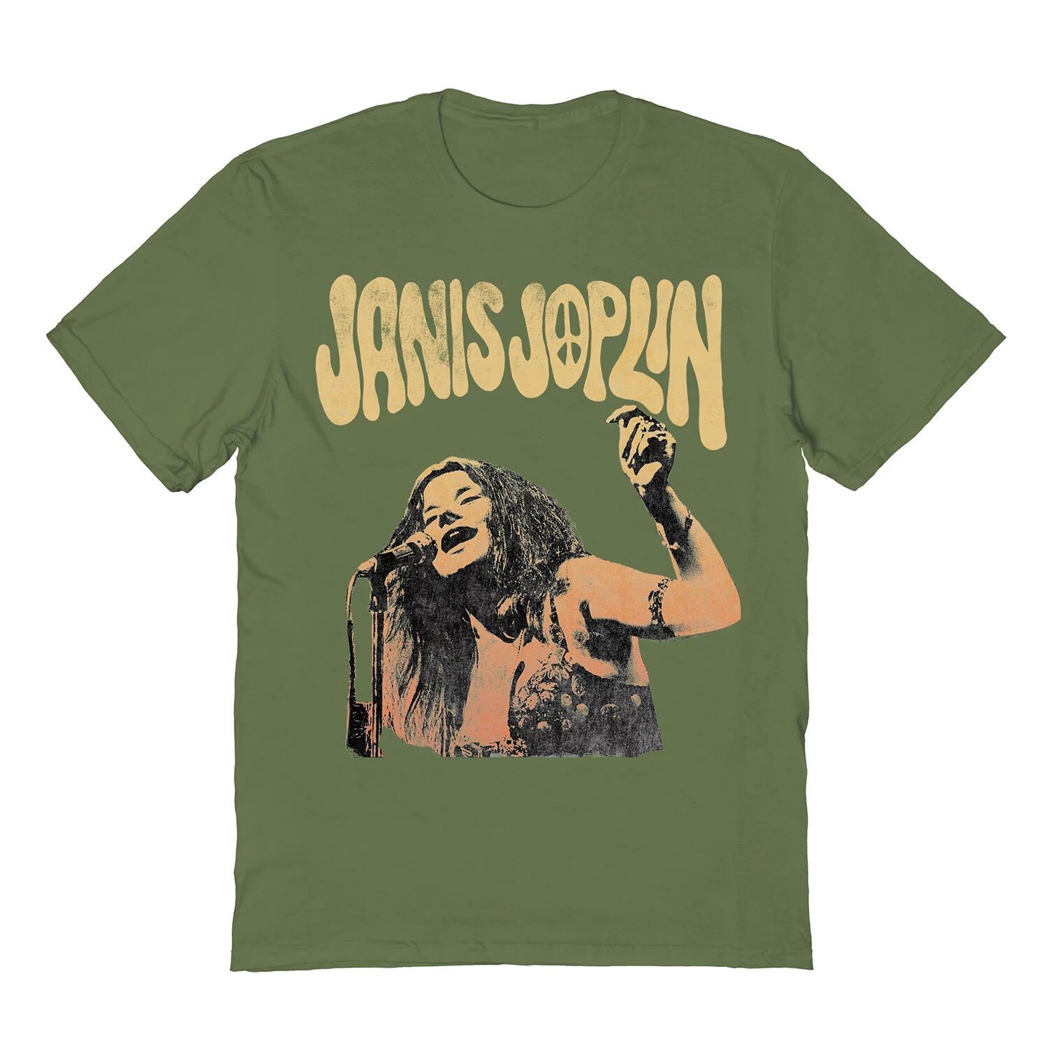 

Мужская футболка с рисунком Janis Joplin Licensed Character
