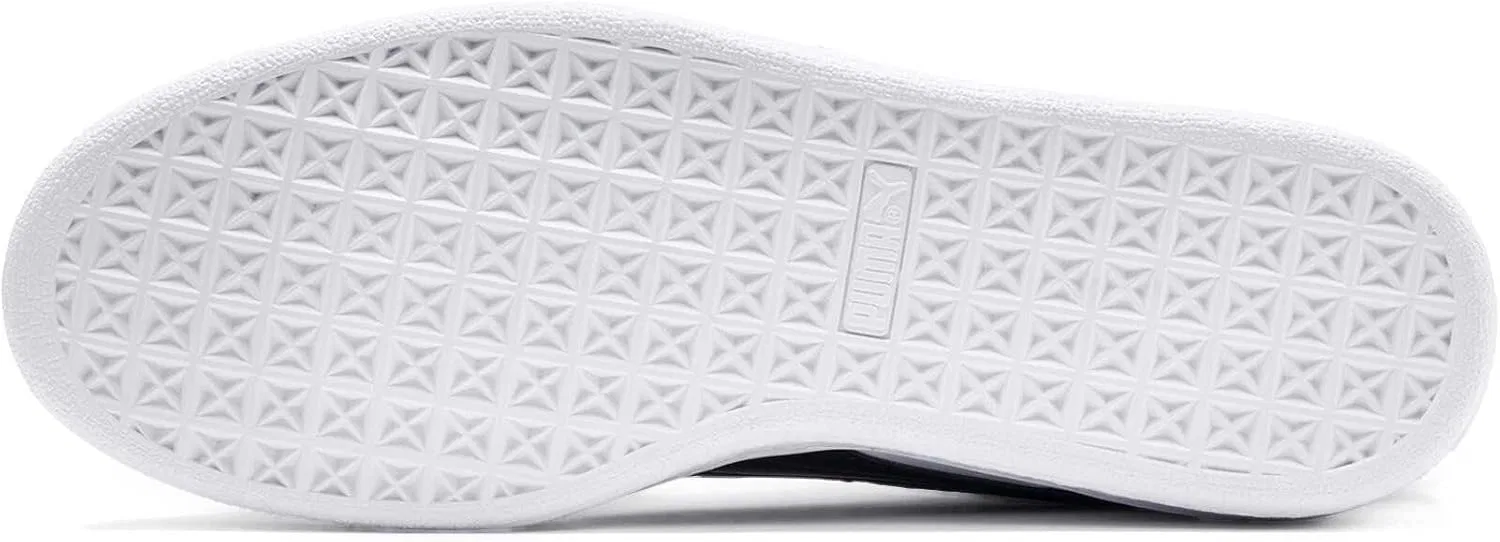 Мужские кожаные кроссовки PUMA Basket Classic белого цвета — фото 4