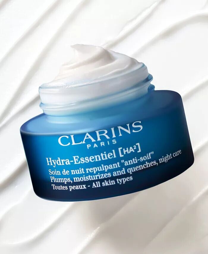 Крем для лица Clarins — Ночной увлажняющий Hydra-Essentiel с двойной гиалуроновой кислотой — фото 4