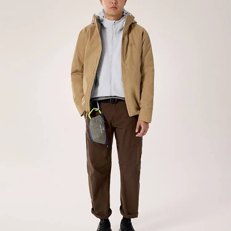 Утепленная куртка-пуховик RALLE FW25 для мужчин Arcteryx, Sandstone Brown/Canvas — фото 4