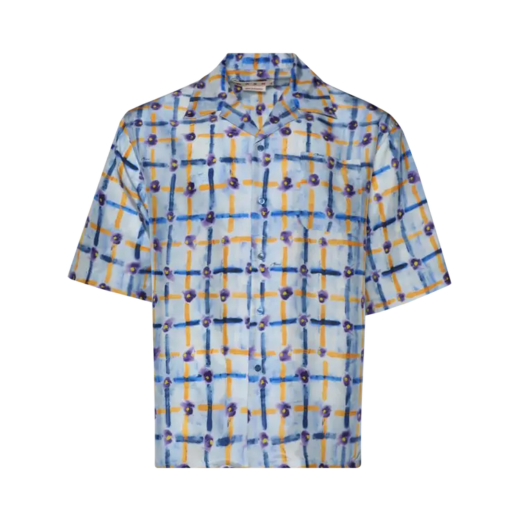 

Рубашка Marni Short-Sleeve 'Light Blue', синий