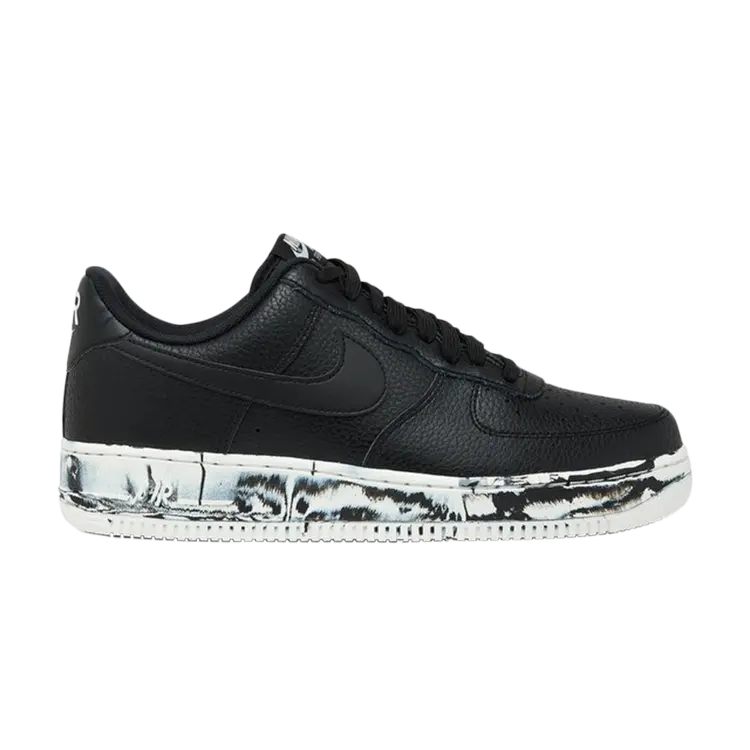 

Кроссовки Nike Air Force 1 '07 LV8 'Black Marble', черный