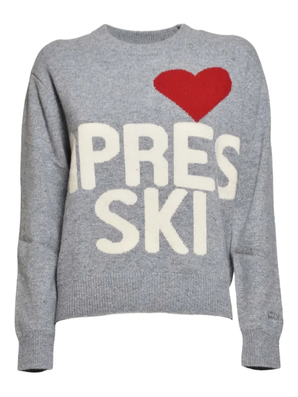 

Свитер с сердечным мотивом Mc2 Saint Barth Kids, серый