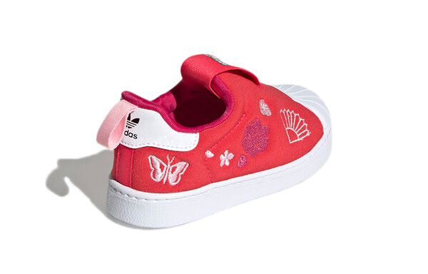 Кроссовки disney x originals superstar 360 Adidas, красный — фото 4