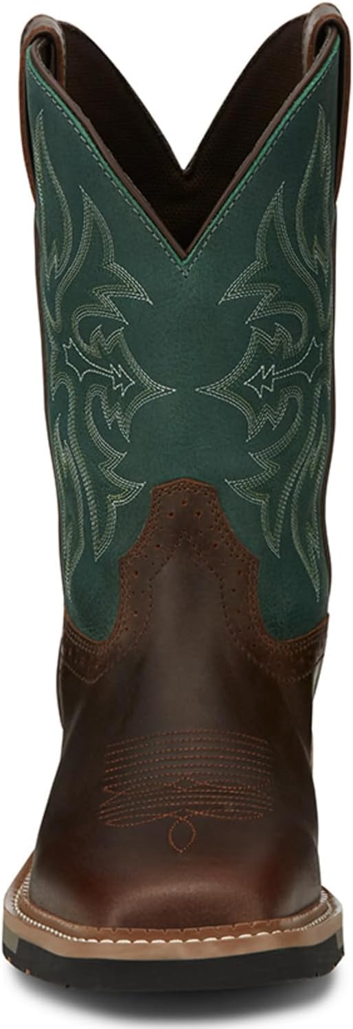 Мужские ботинки Justin Men's Bolt Western с мягким носком - Se4104, Tan — фото 4