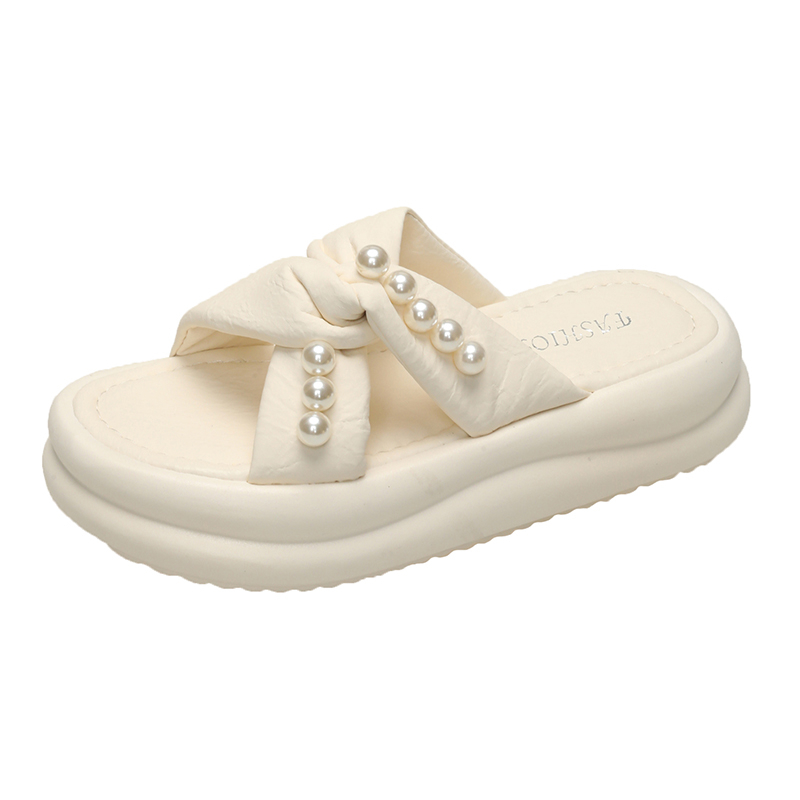 

Подростковые уличные шлепанцы FIRS Kids, экрю
