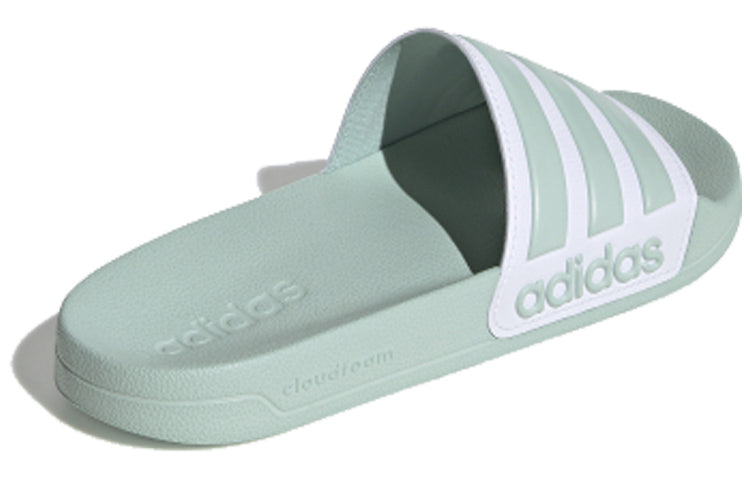 Слипоны (WMNS) adidas neo Adilette Shower 'Green' EG1885, зеленый — фото 4