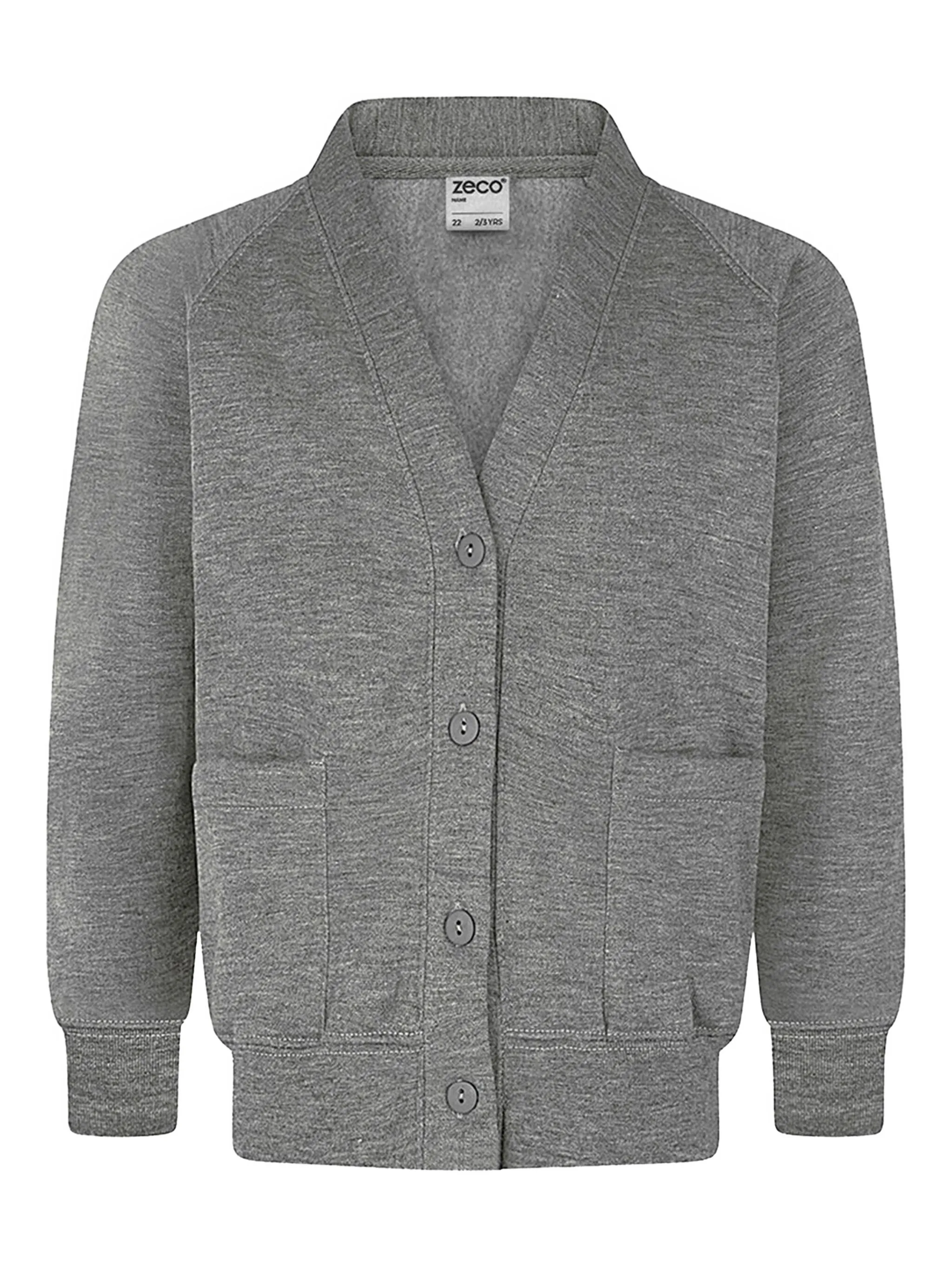 

Кардиган с рукавами реглан Zeco Schoolwear Kids, серый