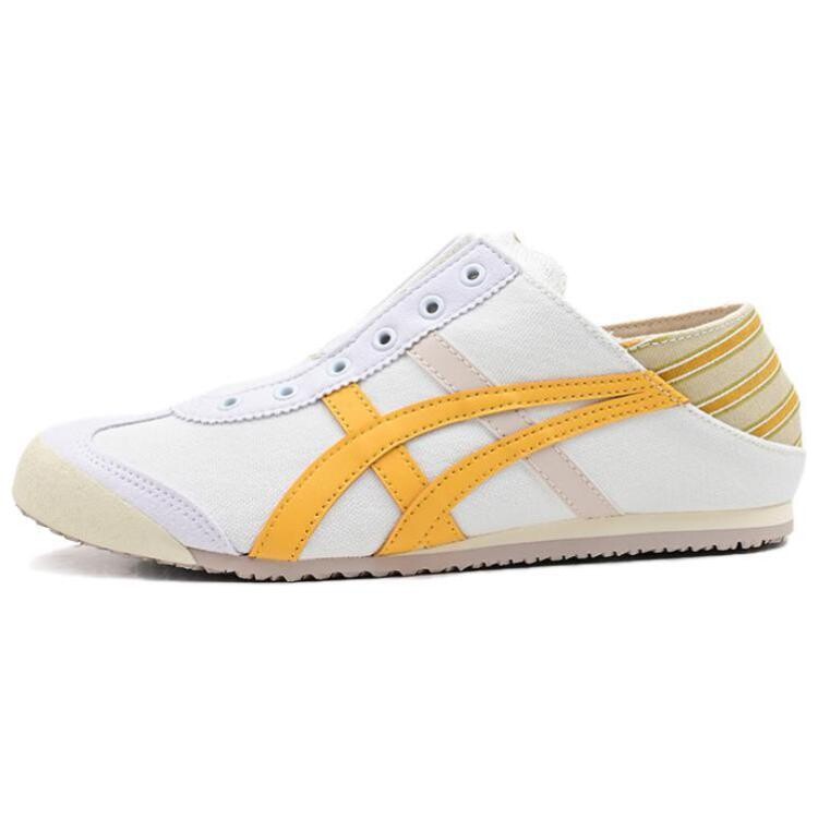 

Кроссовки Onitsuka Tiger MEXICO 66 Lifestyle Shoes Unisex Low-top White/Yellow, белый/желтый