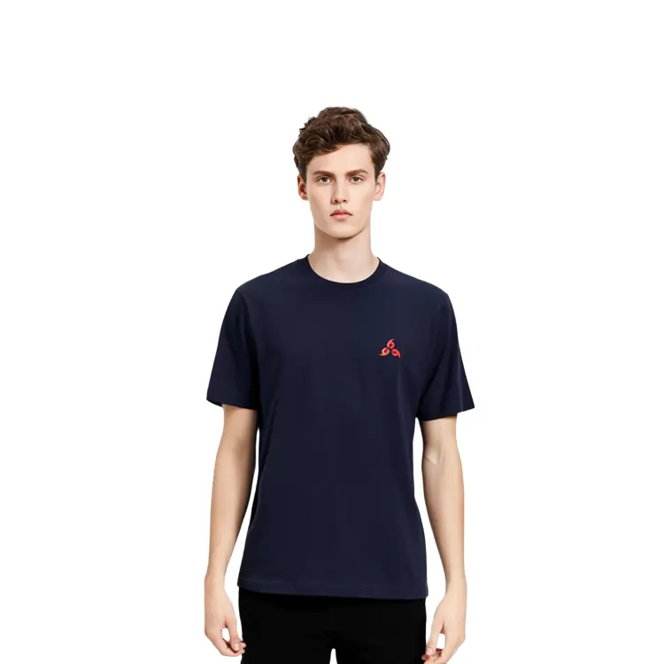 Футболка с кобрендинговой моделью Naruto, унисекс, темно-синяя Uniqlo, синий — фото 3