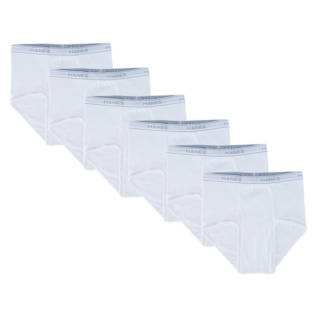 

Мужские хлопковые трусы Comfort Flex без бирки (упаковка из 6 шт.) Hanes, белый