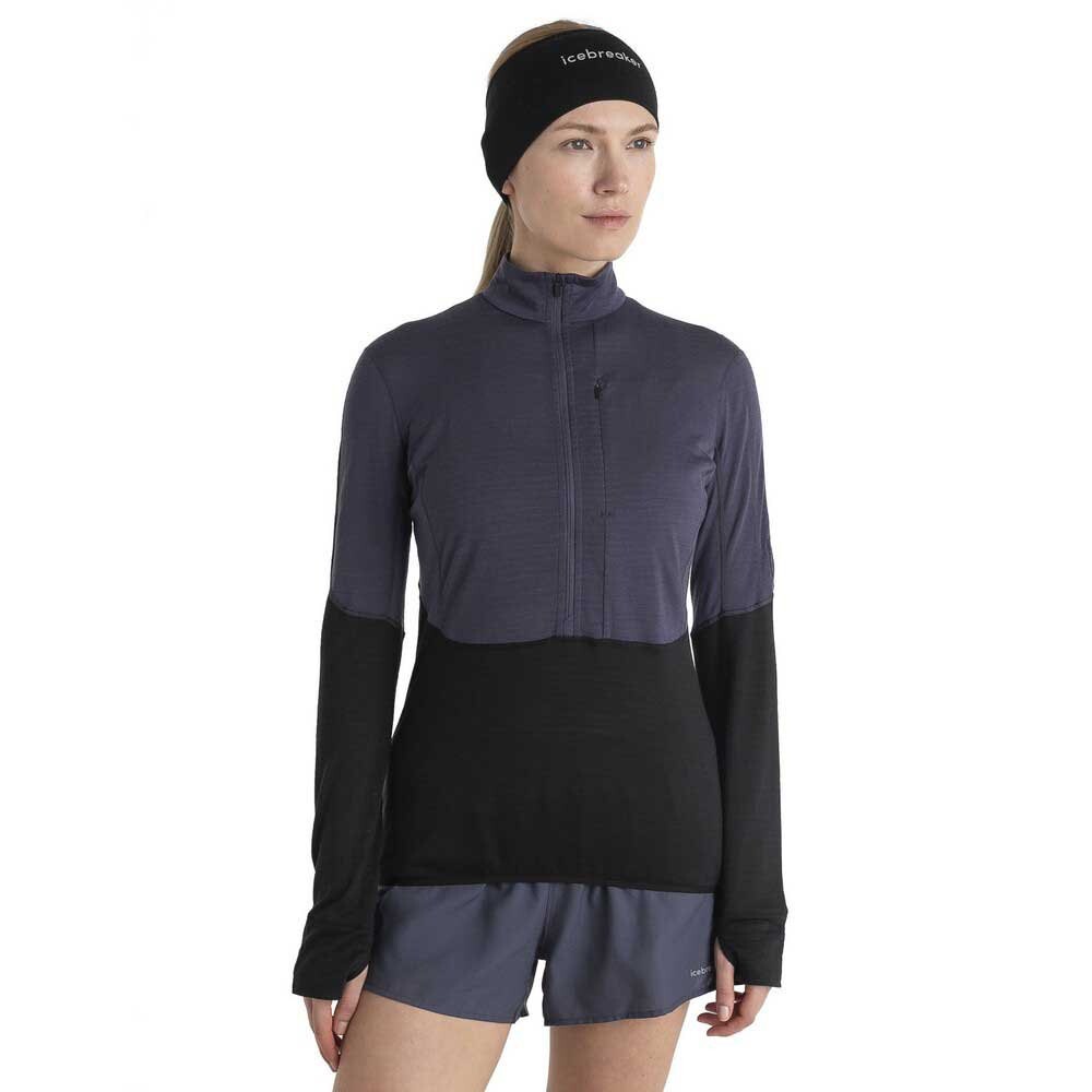 

Толстовка Icebreaker Merino 200 Realfleece Descender, фиолетовый