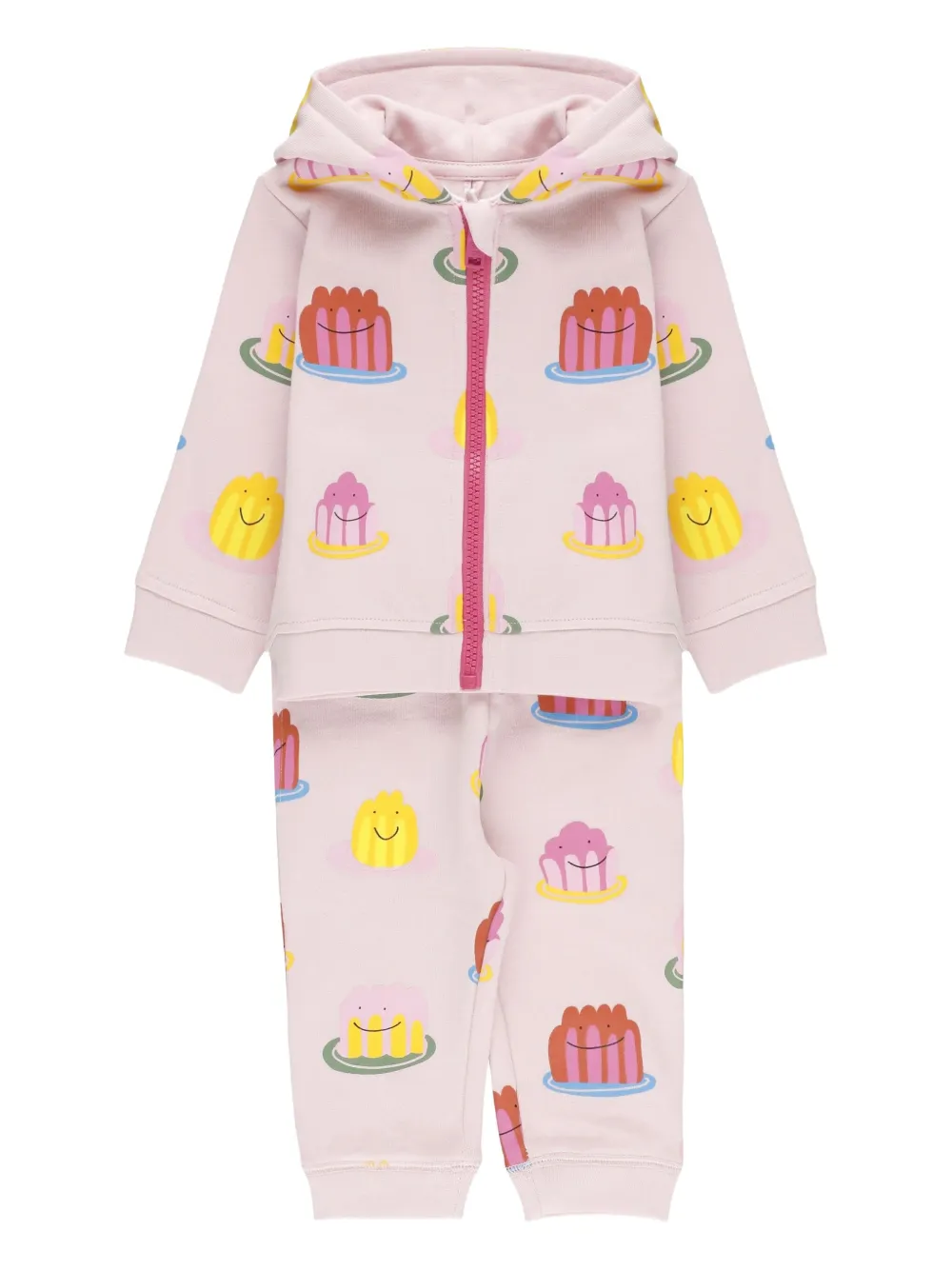 

Спортивный костюм с капюшоном и принтом Stella McCartney Kids, розовый