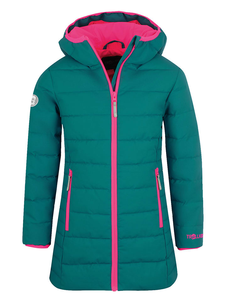 

Trollkids Зимнее пальто "Ставангер" зеленого цвета