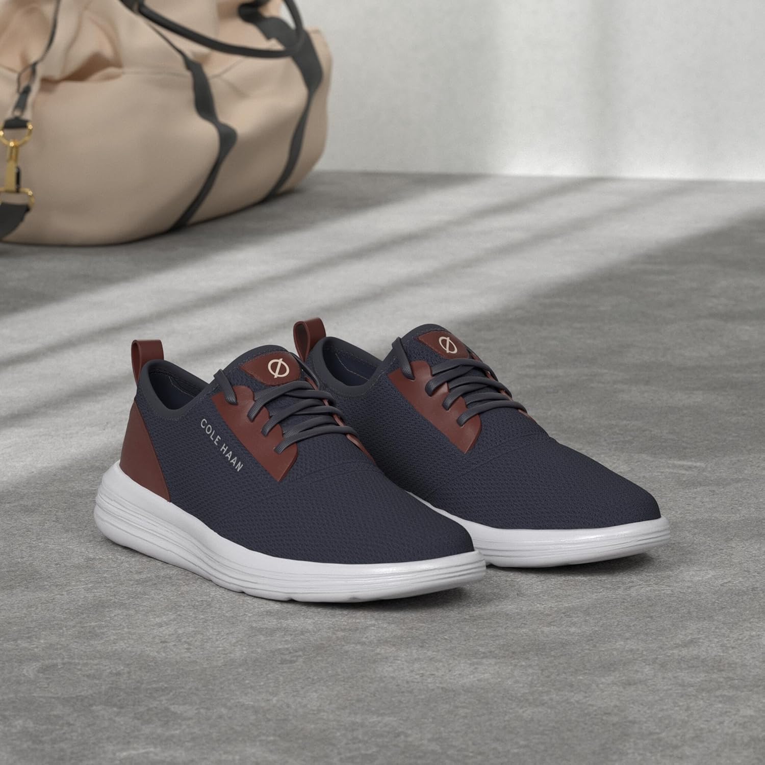 Мужские кроссовки Cole Haan Grandsport Journey Knit, Navy Ink/Woodbury — фото 2