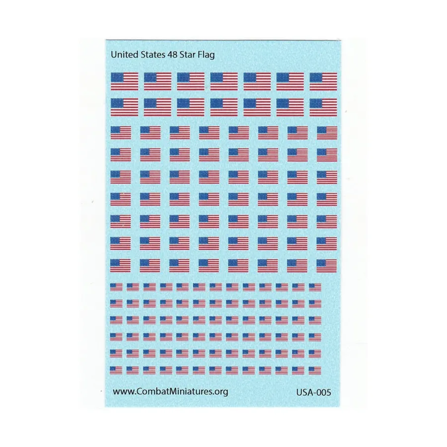 

48 Звездный Флаг, Decals - United States (Combat Miniatures)