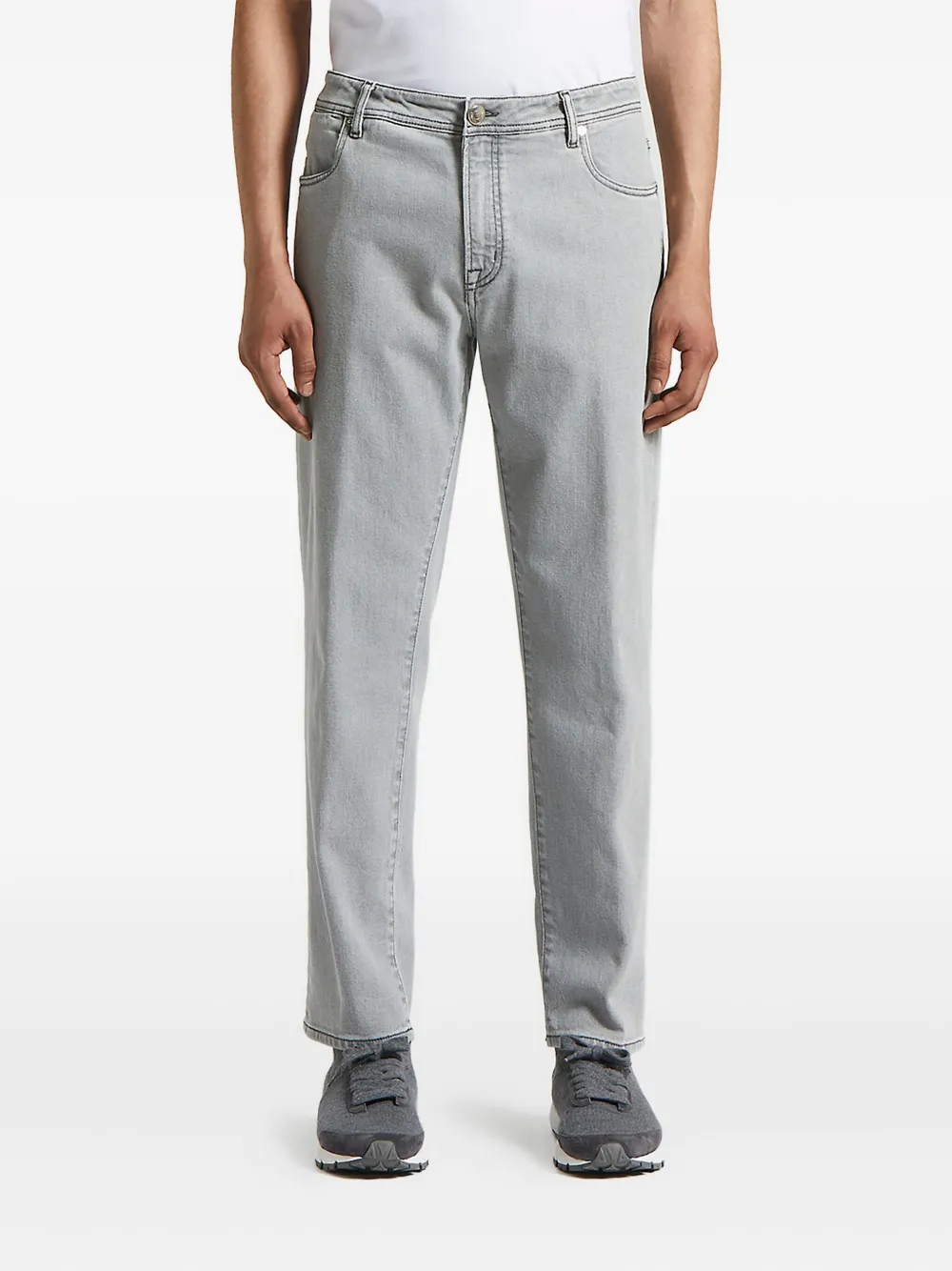 

Джинсы с пятью карманами Peserico, коричневый