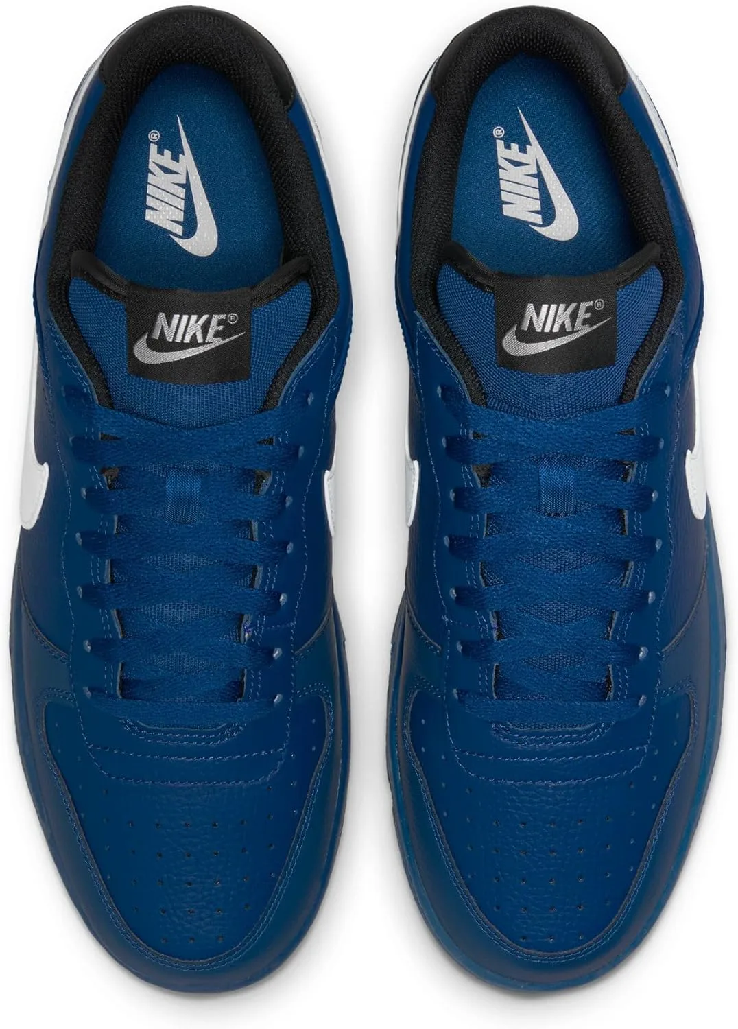 Мужские баскетбольные кроссовки Nike Big Low, синий/белый/черный — фото 4