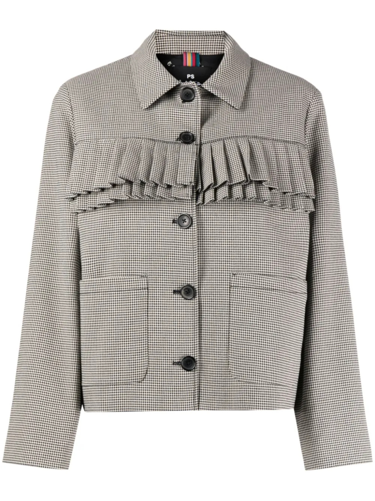 

Жакет в клетку PS Paul Smith, нейтральный