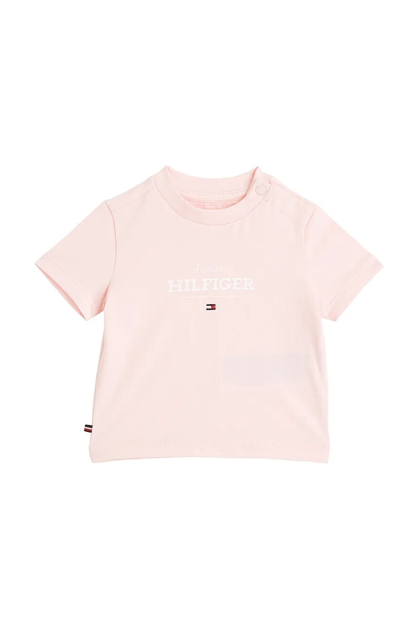 

Детская футболка Tommy Hilfiger, розовый