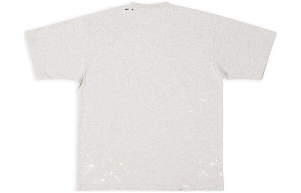 Футболка 90/10 t-shirt large fit 'light grey' Balenciaga, серый — фото 2