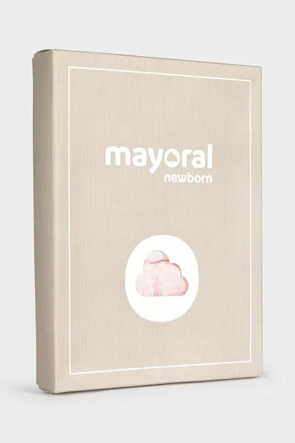 Комплект из хлопка Mayoral Newborn, розовый — фото 4