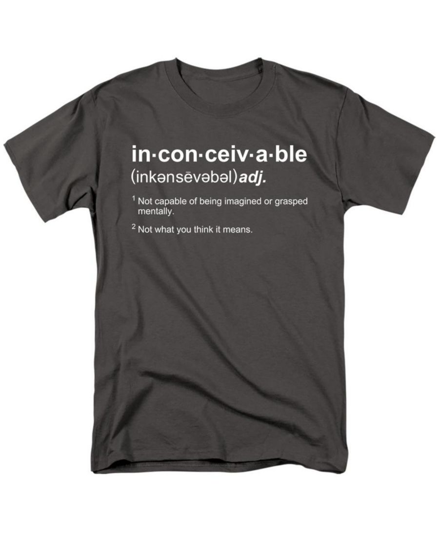 

Мужская футболка с коротким рукавом Definition для взрослых Princess Bride, Charcoal, Черный, Мужская футболка с коротким рукавом Definition для взрослых Princess Bride, Charcoal