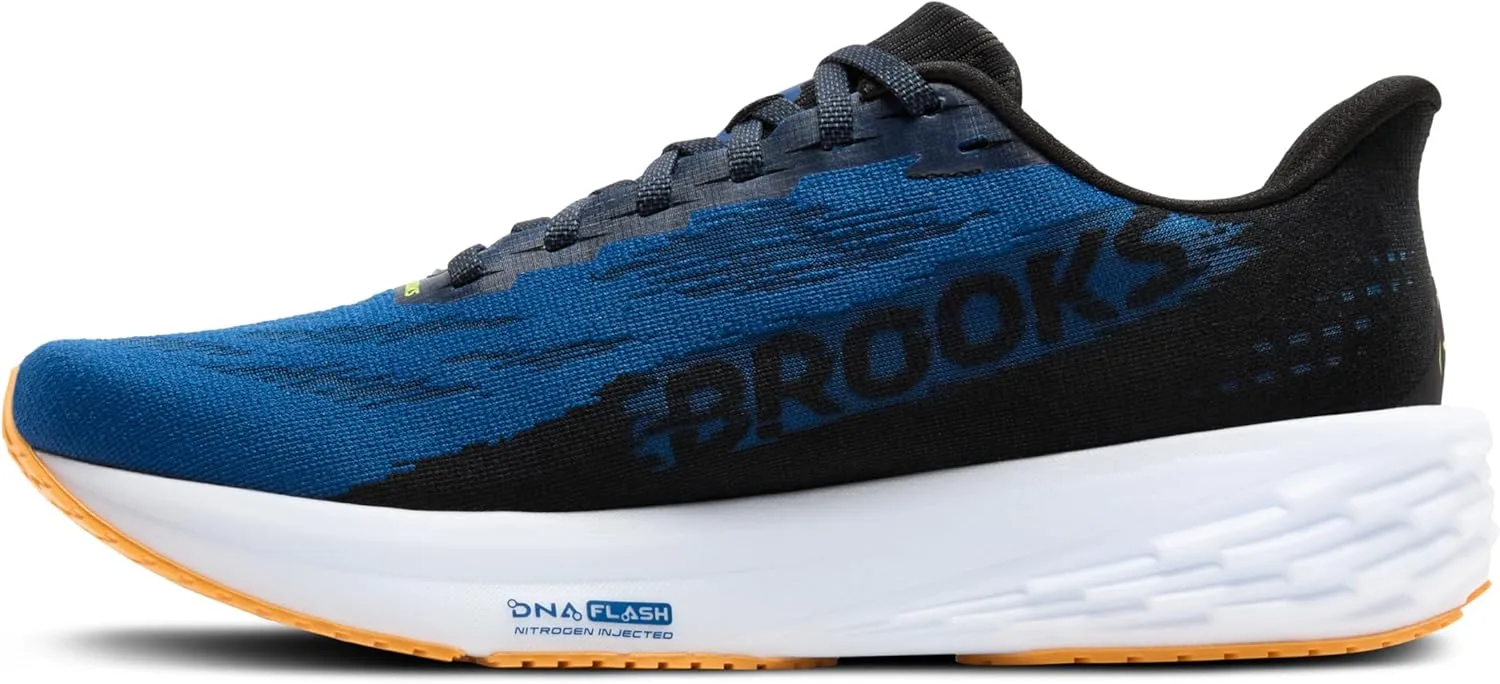 Мужские кроссовки Brooks Launch 11, черный/темно-синий/оранжевый — фото 4
