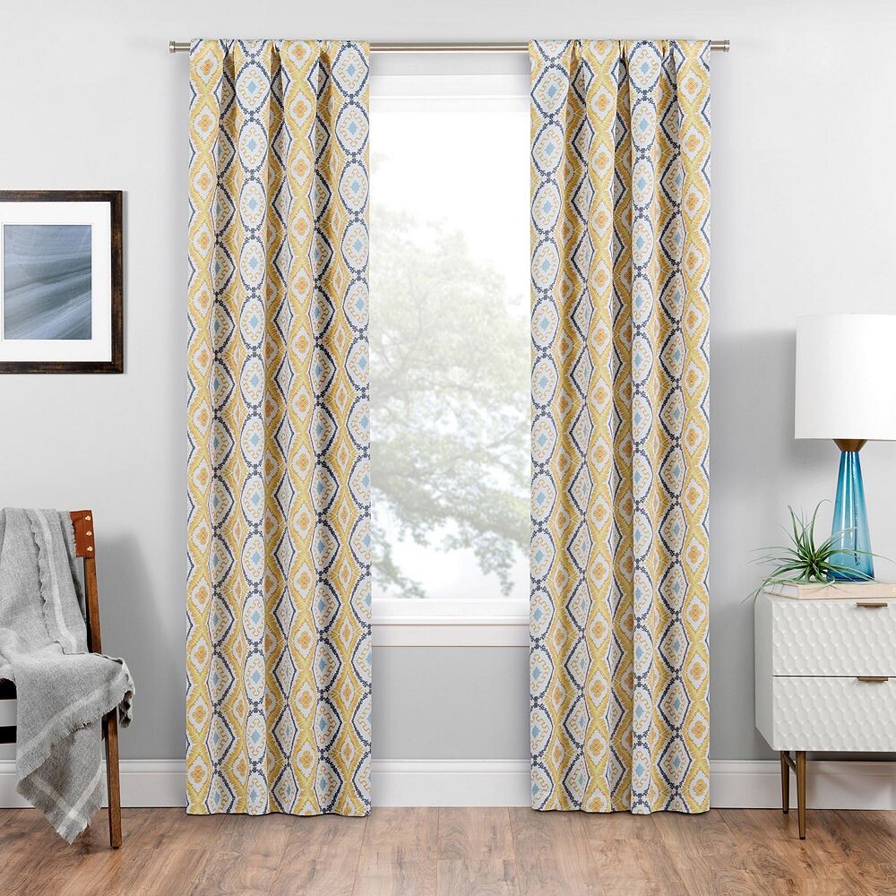 

eclipse Morrow Blackout 1-панельная оконная штора Eclipse, золотой