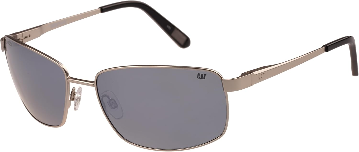 

Мужские солнцезащитные очки CAT CTS 8030 Polarized Navigator, 61 мм, Matte Silver