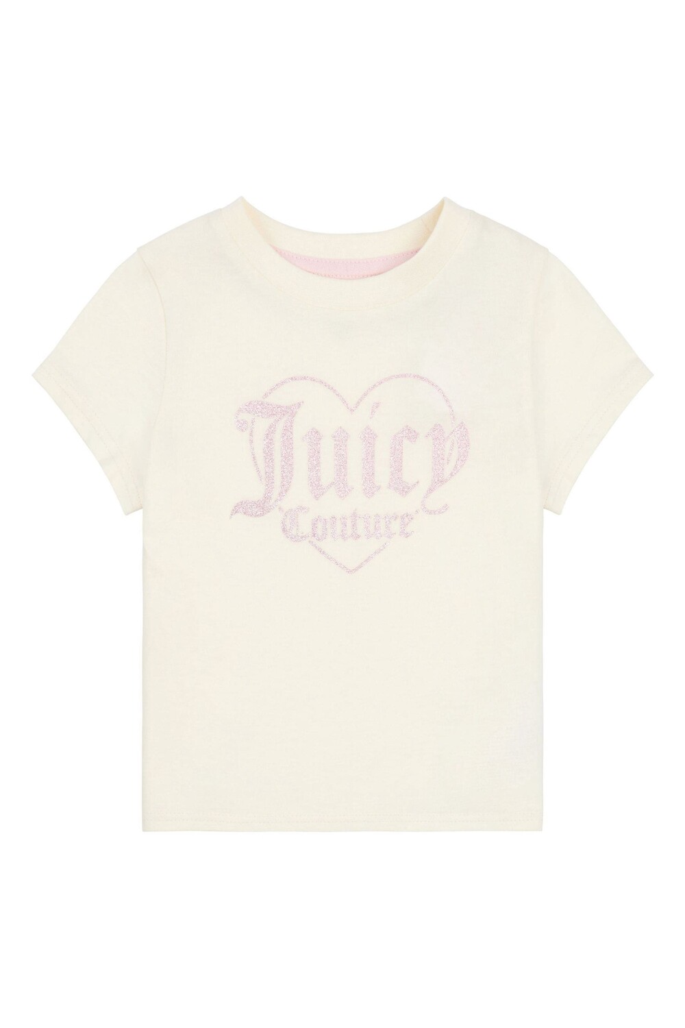 

Футболка для девочки с принтом Juicy Couture, бежевый