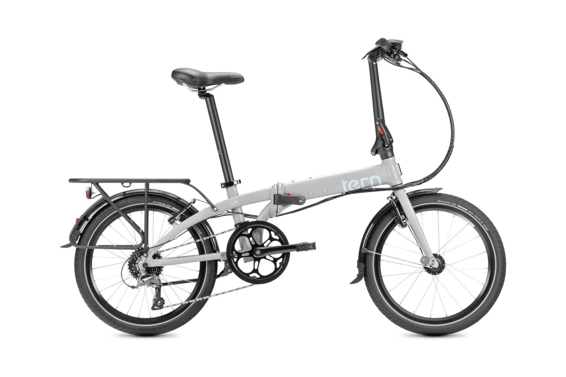 

Городской велосипед Tern Link d8 - 20 дюймов - faltrahmen, grau | satin platinum/pearl