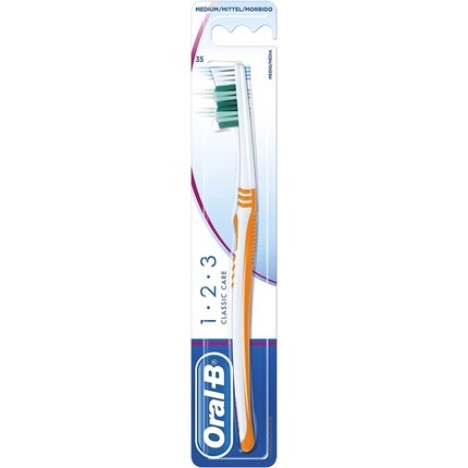 

123 Зубная щетка Classic Care с короткой головкой 35 Средняя, Oral-B