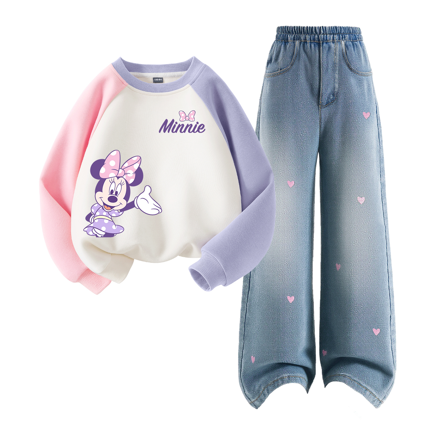 

Детская повседневная спортивная одежда Disney, фиолетовый