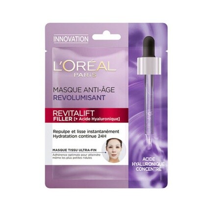 

L'Oreal Paris Skin Expert Revitalift Filler Тканевая маска с гиалуроновой кислотой, L'Oreal