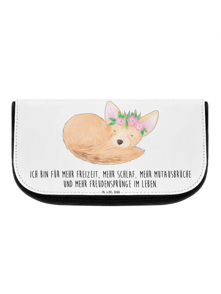 

Косметичка Mr & Mrs Panda Wüstenfuchs Blumen, белый