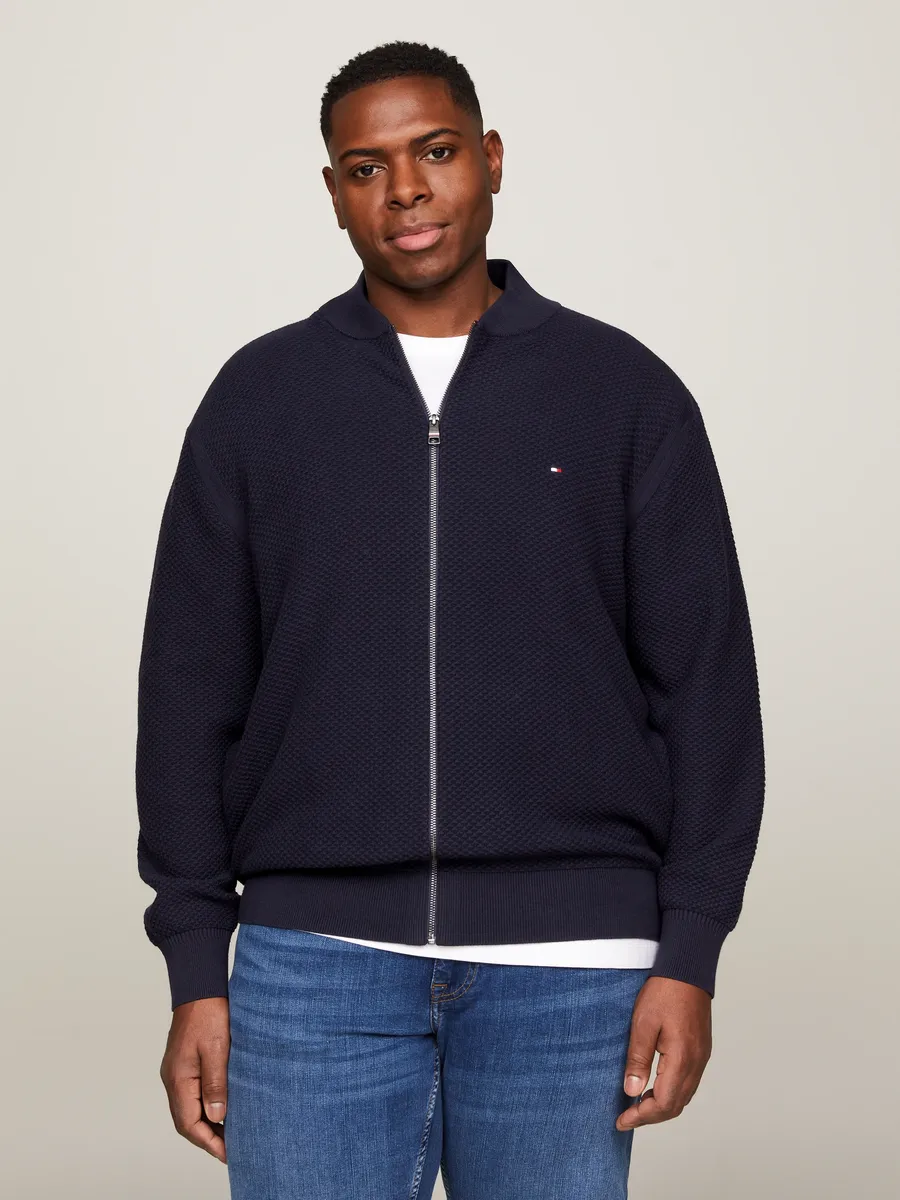 

Кардиган Tommy Hilfiger Big & Tall "BT-OVAL STRUCTURE BASEBALL-B", цвет Desert Sky