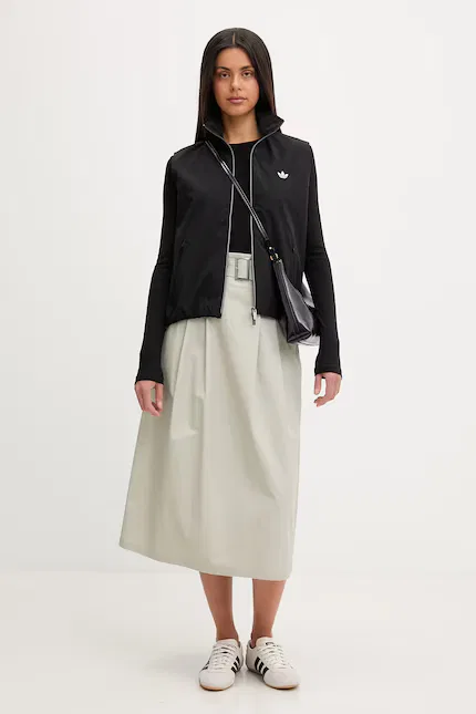 Жилет спортивный с лампасами Adidas Originals, черный — фото 2