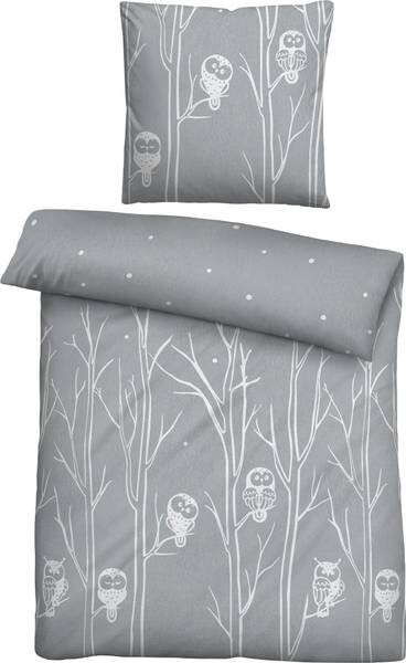

Комплект постельного белья Biberna 209401 2-teilig, 155x1x220 см, серый