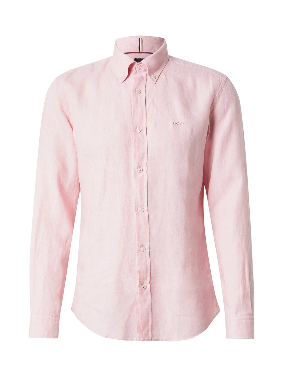 

Рубашка обычного кроя на пуговицах BOSS ROAN, цвет Pastel pink