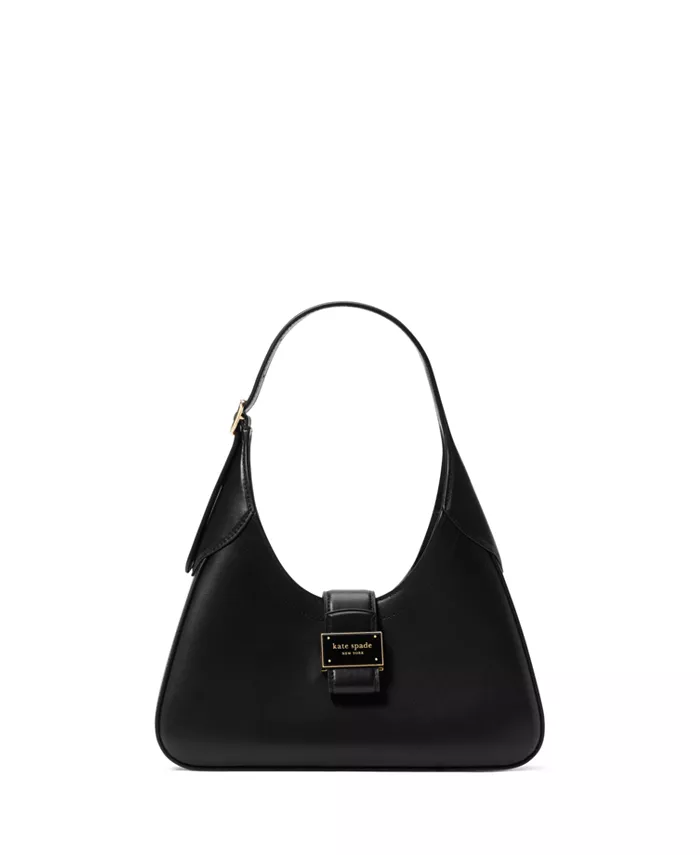 

Новинка: Гладкая кожаная сумка через плечо Nouveau Smooth Leather Shoulder Bag kate spade new york, черный