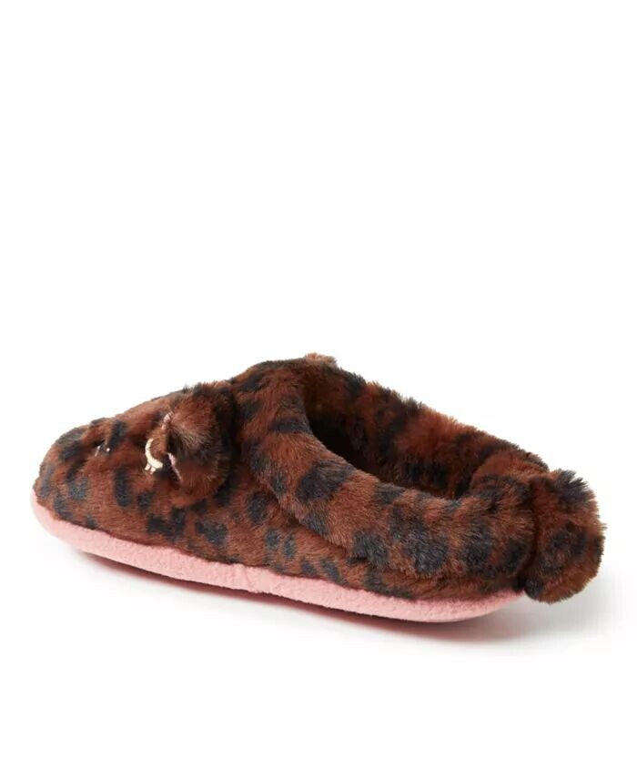 Домашние тапочки без шнуровки Peyton Animal для мальчиков Dearfoams, мультиколор — фото 3