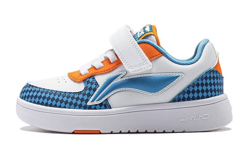 

Детские кроссовки для скейтбординга Kids Low-top Standard White/Cobalt White Blue Lining Young, синий