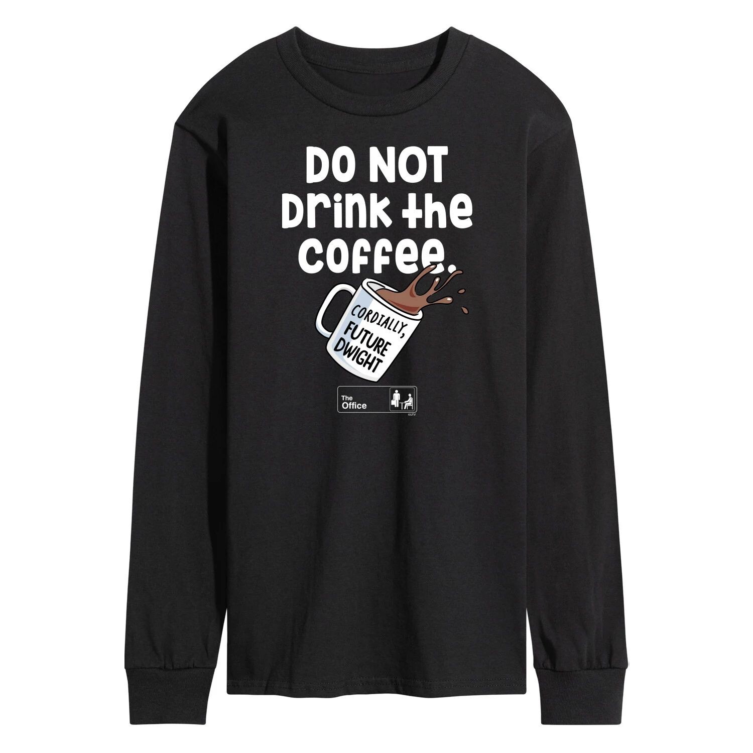 

Мужская футболка Office Not Drink Coffee Licensed Character