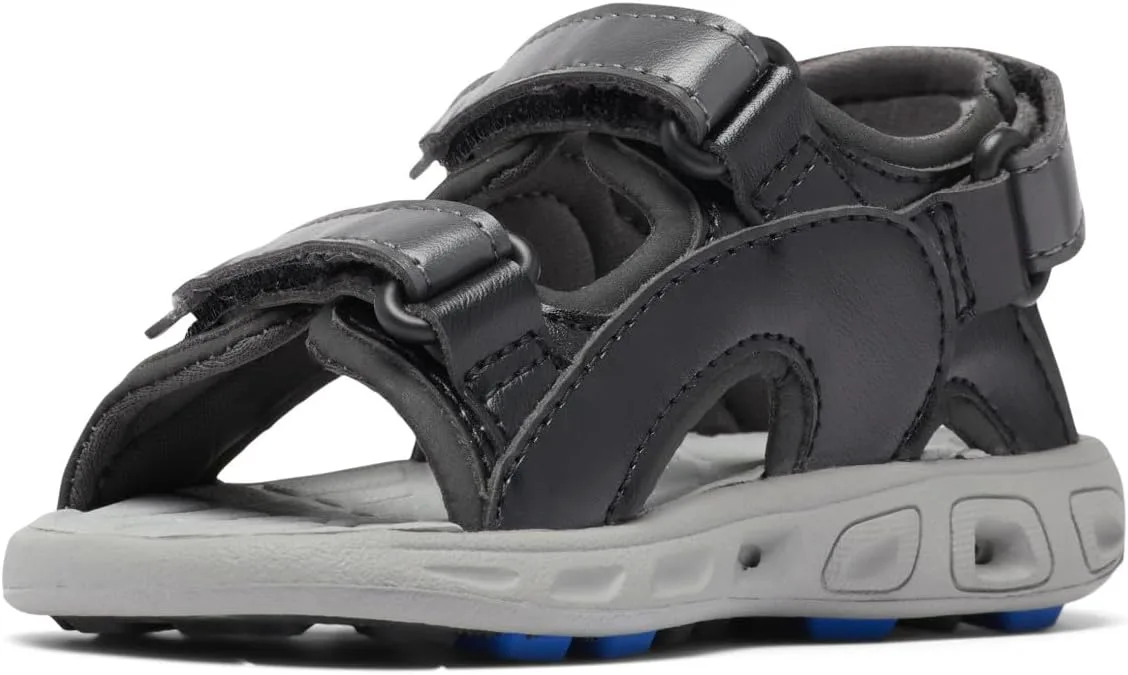 

Детские сандалии Columbia Techsun с тремя ремешками (унисекс), темно-серый/синий