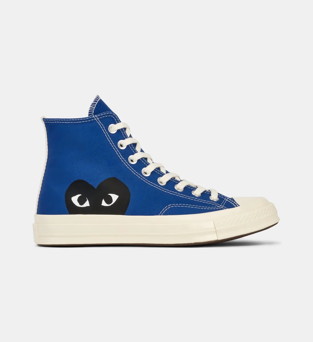 Высокие кеды Comme des Garçons PLAY X Converse из хлопка, голубой