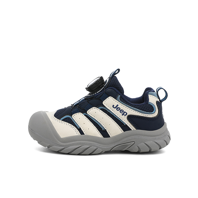 

Jeep Износостойкие легкие амортизирующие бесшумные низкие детские кроссовки для бега Gray Blue для детей 3-7 лет
